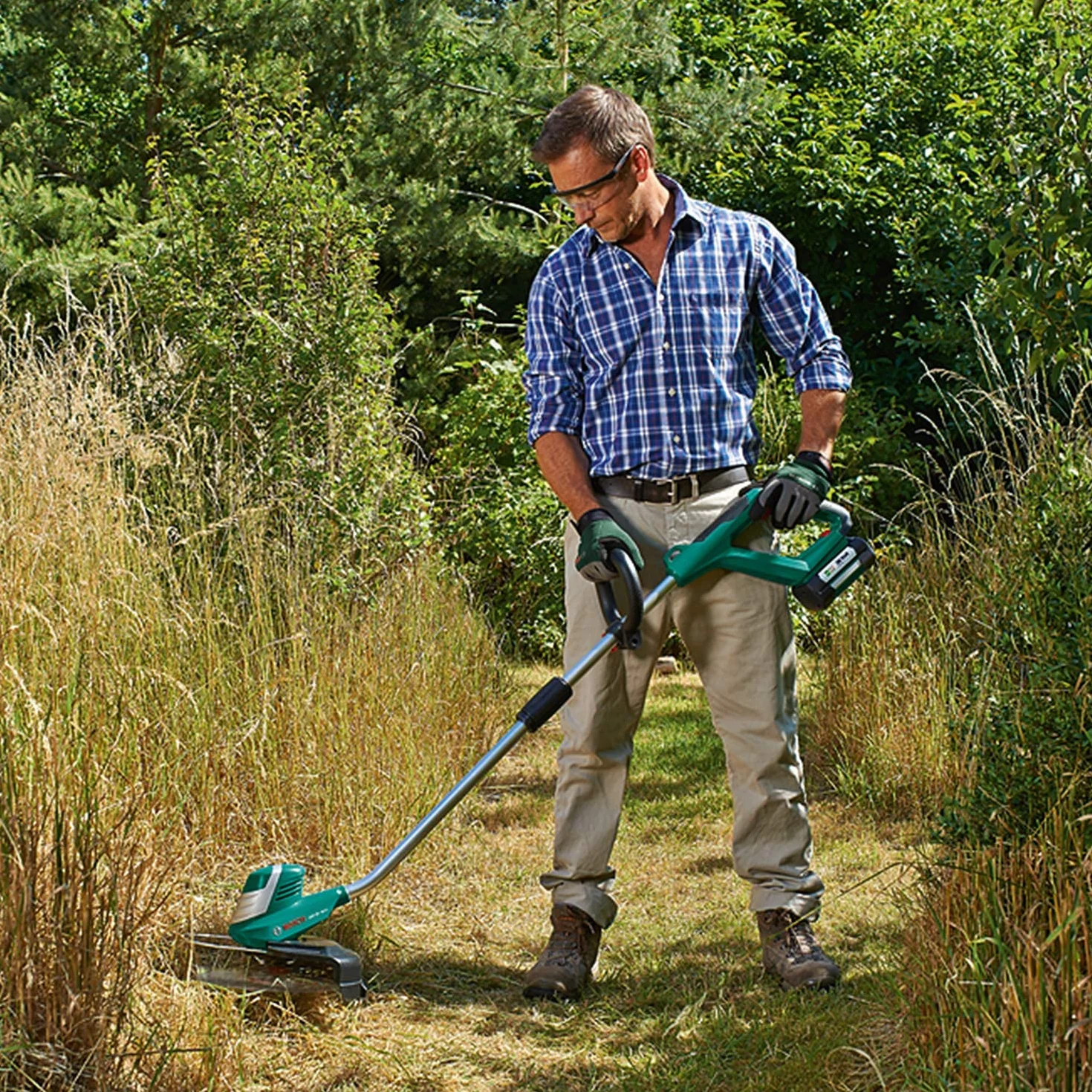 Bosch Akku Rasentrimmer AdvancedGrassCut 36 (ohne Akku, Fadenspule, Karton)