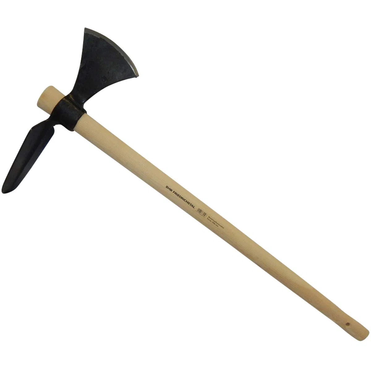 Wiedehopf Gartenhacke Hacke mit Ovalblatt, robust geschmiedet mit 105cm Eschenstiel von SHW-FIRE