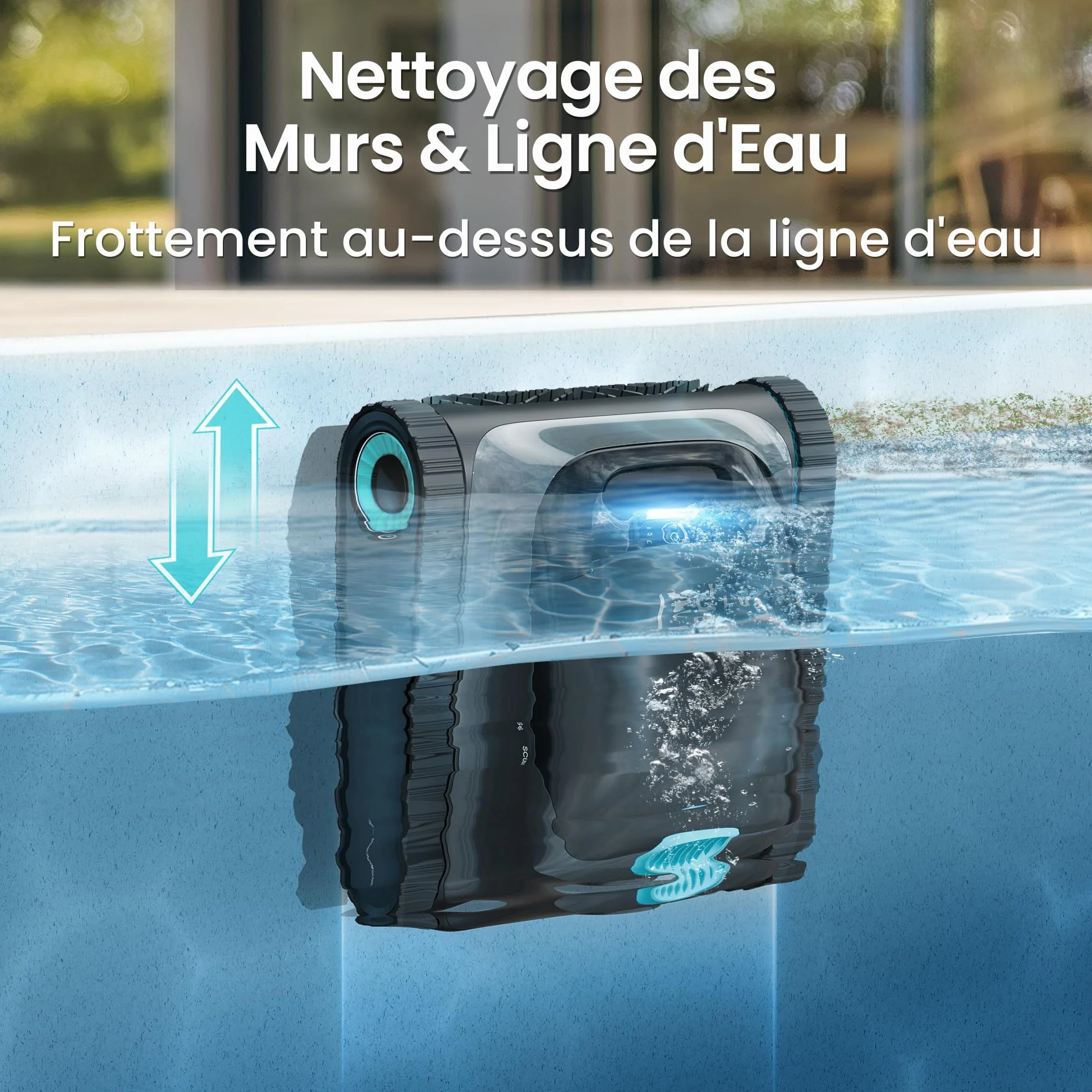 (2026 Upgrade) Aiper Scuba S1 Poolroboter, Individueller Wochenreinigungsplan, 270 Min. Laufzeit, Wasserlinienreinigung, App & OTA, Smarte Navigation mit 11 Hochpräzisen Sensoren Für Eingelassene Pool
