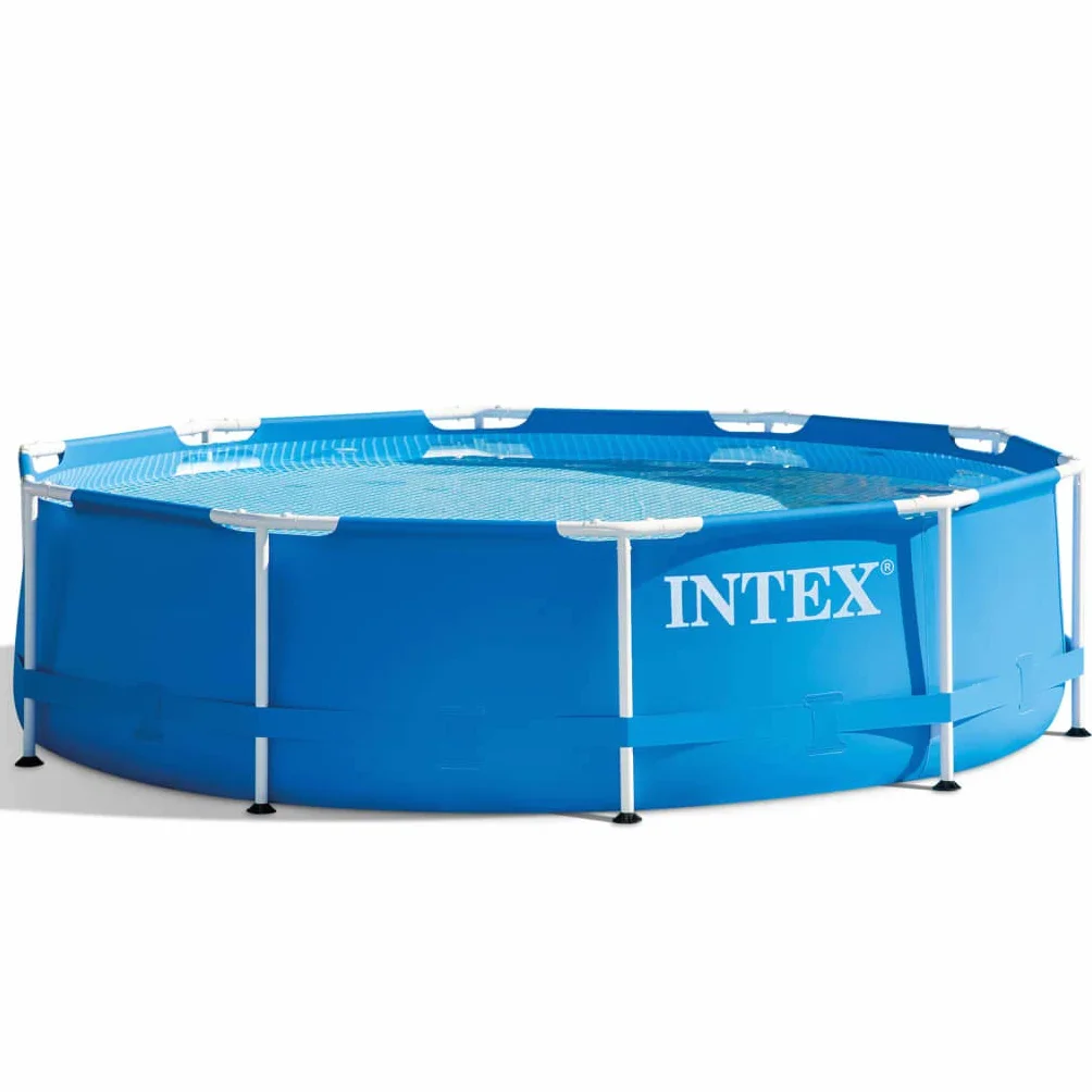 Intex 28202GN Metal Frame Pool - Aufstellpool - Ø 305 x 76 cm,Blau