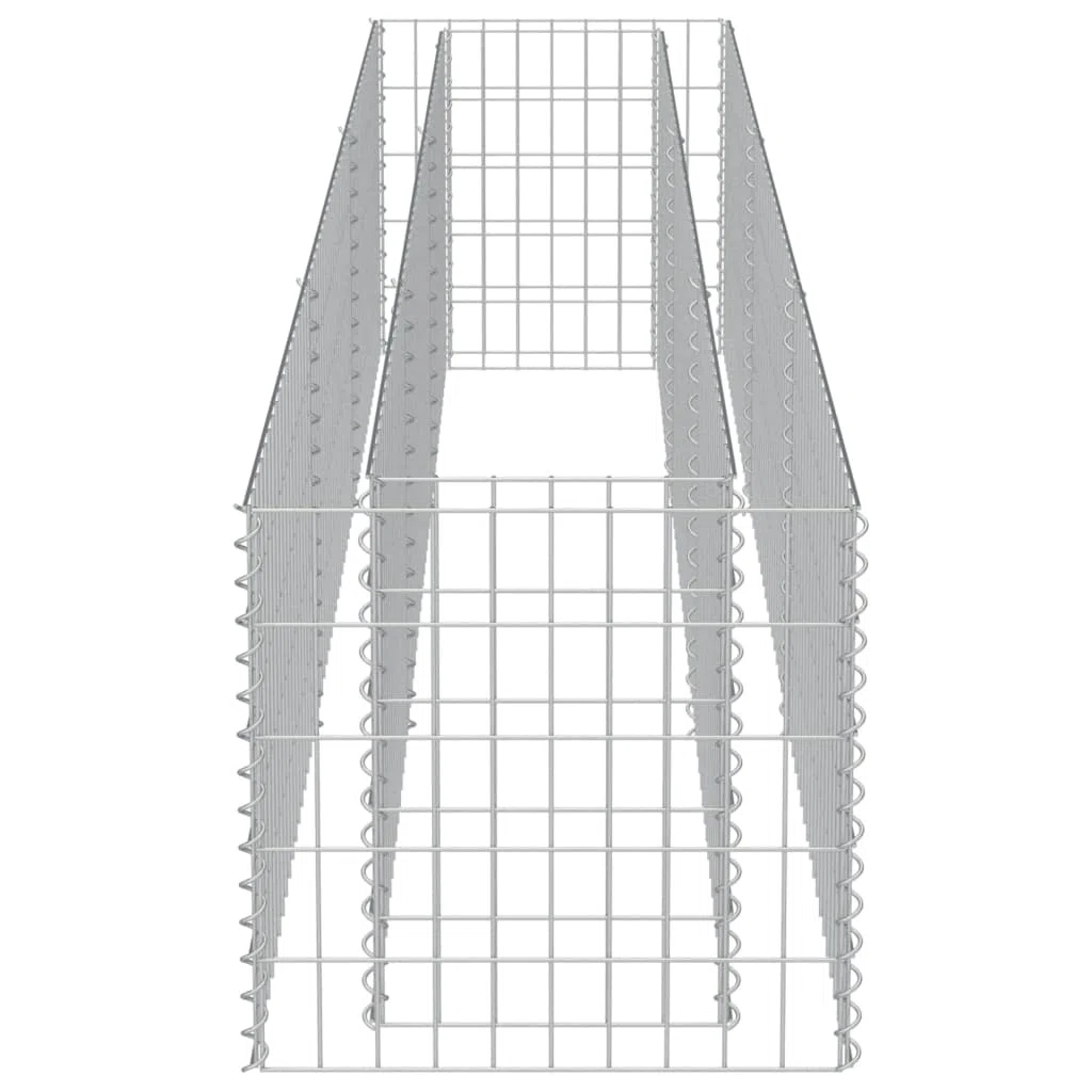 Myheimly Gabionen-Hochbeet Verzinkter Stahl 270×50×50 cm