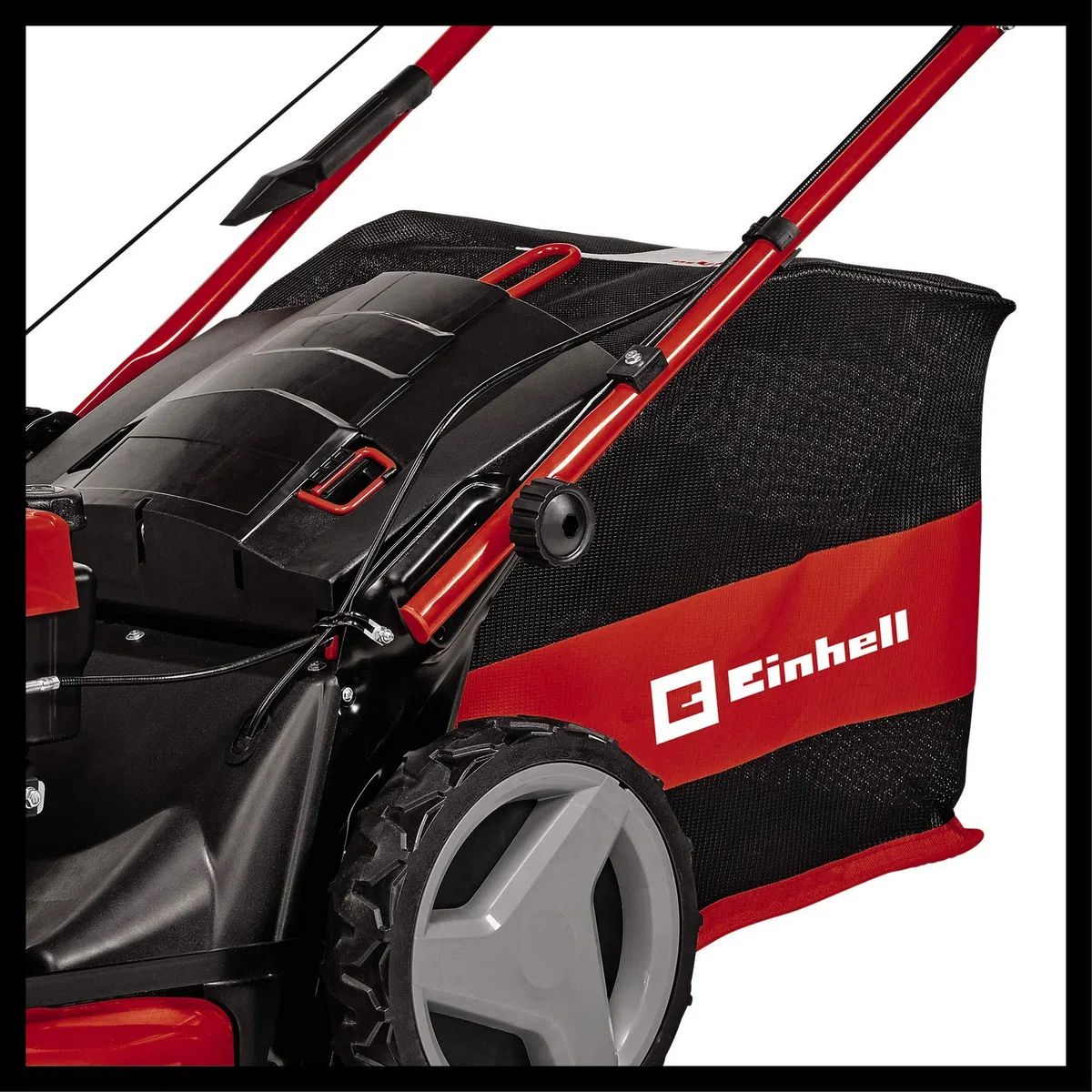 Einhell Benzin-Rasenmäher GC-PM 56/2 S HW (für 2.200 m², Frontbumper, OHV-Motor mit GT-Markengetriebe, Einhell Quick-Start-System, Vortex Technology Deck mit 5-in-1-Funktion)