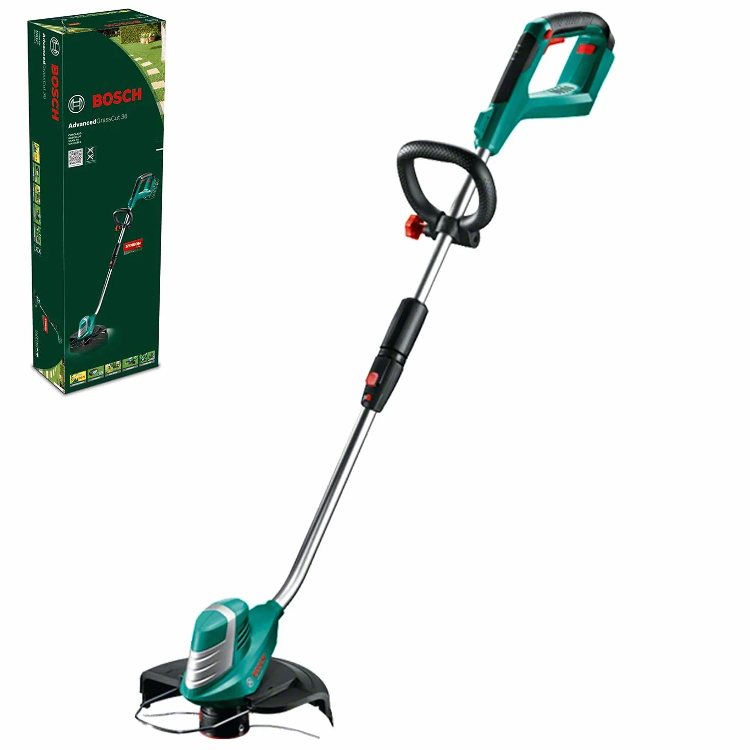Bosch Akku Rasentrimmer AdvancedGrassCut 36 (ohne Akku, Fadenspule, Karton)