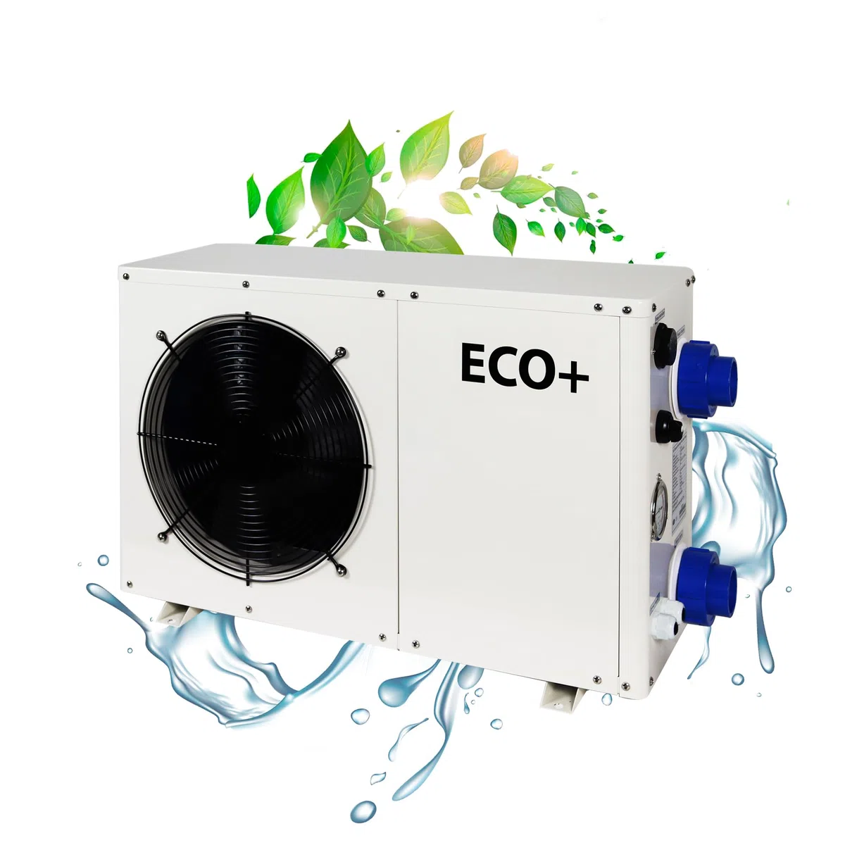 Pool-wärmepumpe ECO+ 8 - heizleistung bis 6,2 kw - geeignet für Pools bis 30.000 Liter.