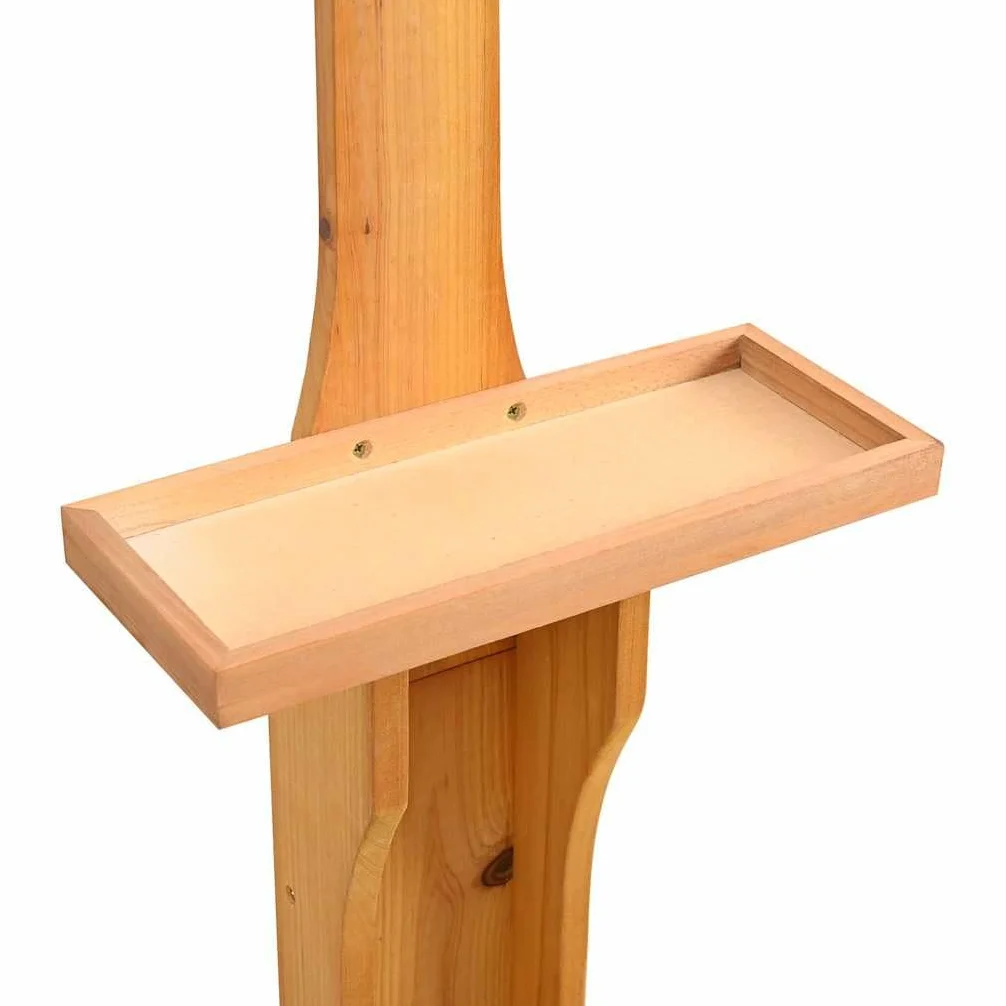 vidaXL Gartendusche Holz Drehbare Duschkopf Pooldusche Außendusche für Camping