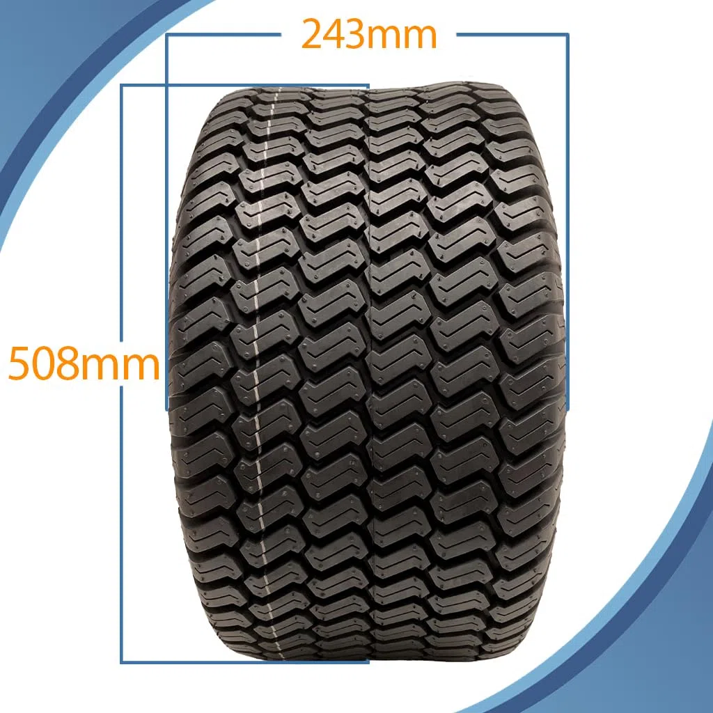 Parnells 20x10.00-10 Rasenmäher Reifen Vierlagig Rasen Gras - Rasenmäher Reifen Wanda P332 2er Set