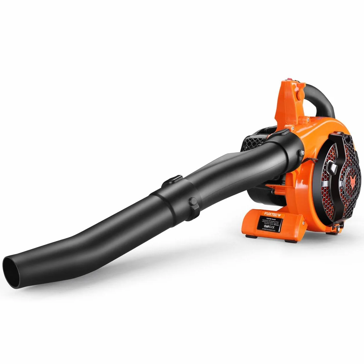 FUXTEC Benzin Laubbläser 2in1 FX-LB126 inkl. 2 Blasrohre – Auf Laubsauger erweiterbar – 2-Takt Motor – getestet Oberklasse 1,4 – Blasgeschwindigkeit 71 m/s
