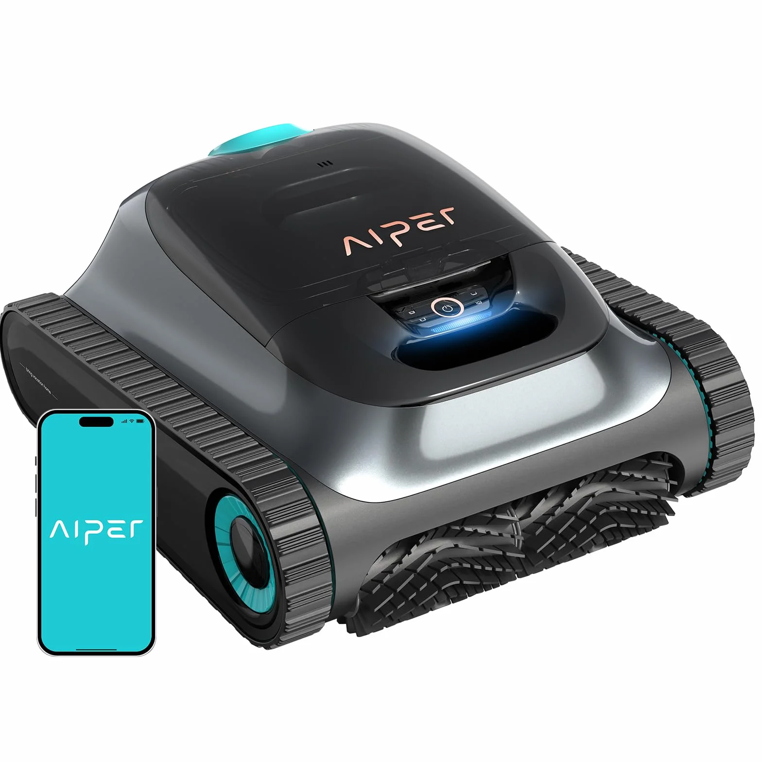 (2026 Upgrade) Aiper Scuba S1 Poolroboter, Individueller Wochenreinigungsplan, 270 Min. Laufzeit, Wasserlinienreinigung, App & OTA, Smarte Navigation mit 11 Hochpräzisen Sensoren Für Eingelassene Pool
