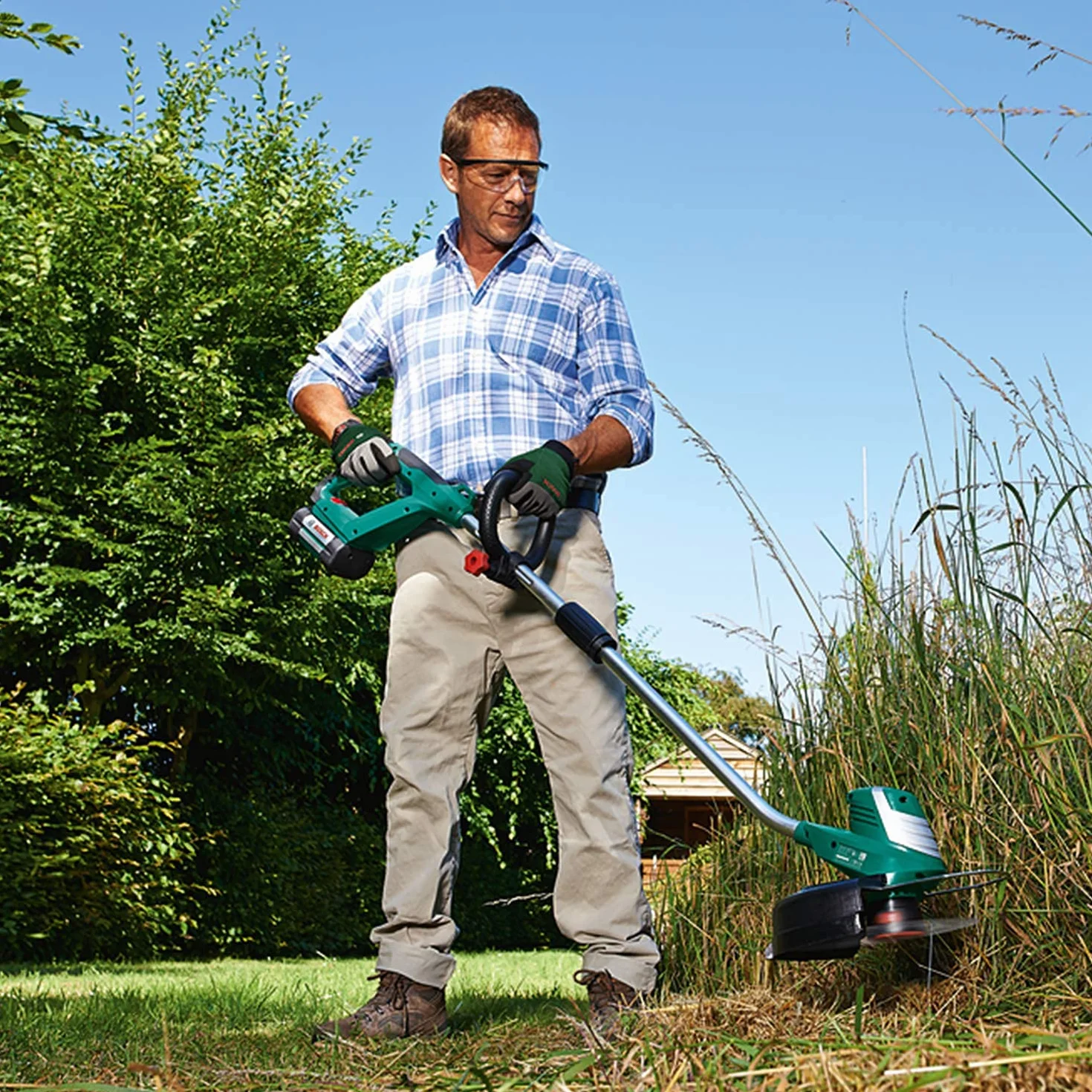 Bosch Akku Rasentrimmer AdvancedGrassCut 36 (ohne Akku, Fadenspule, Karton)