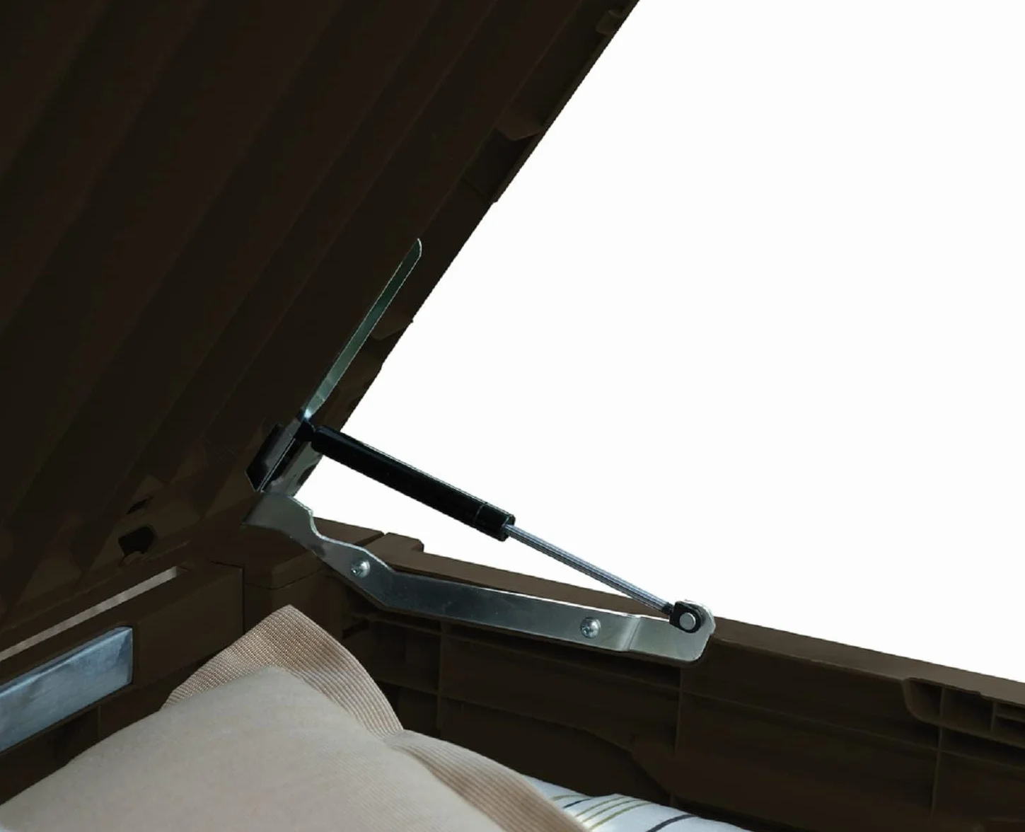 Keter - Truhe aus Harz Brushwood taupe, Kapazität 454 Liter, braun