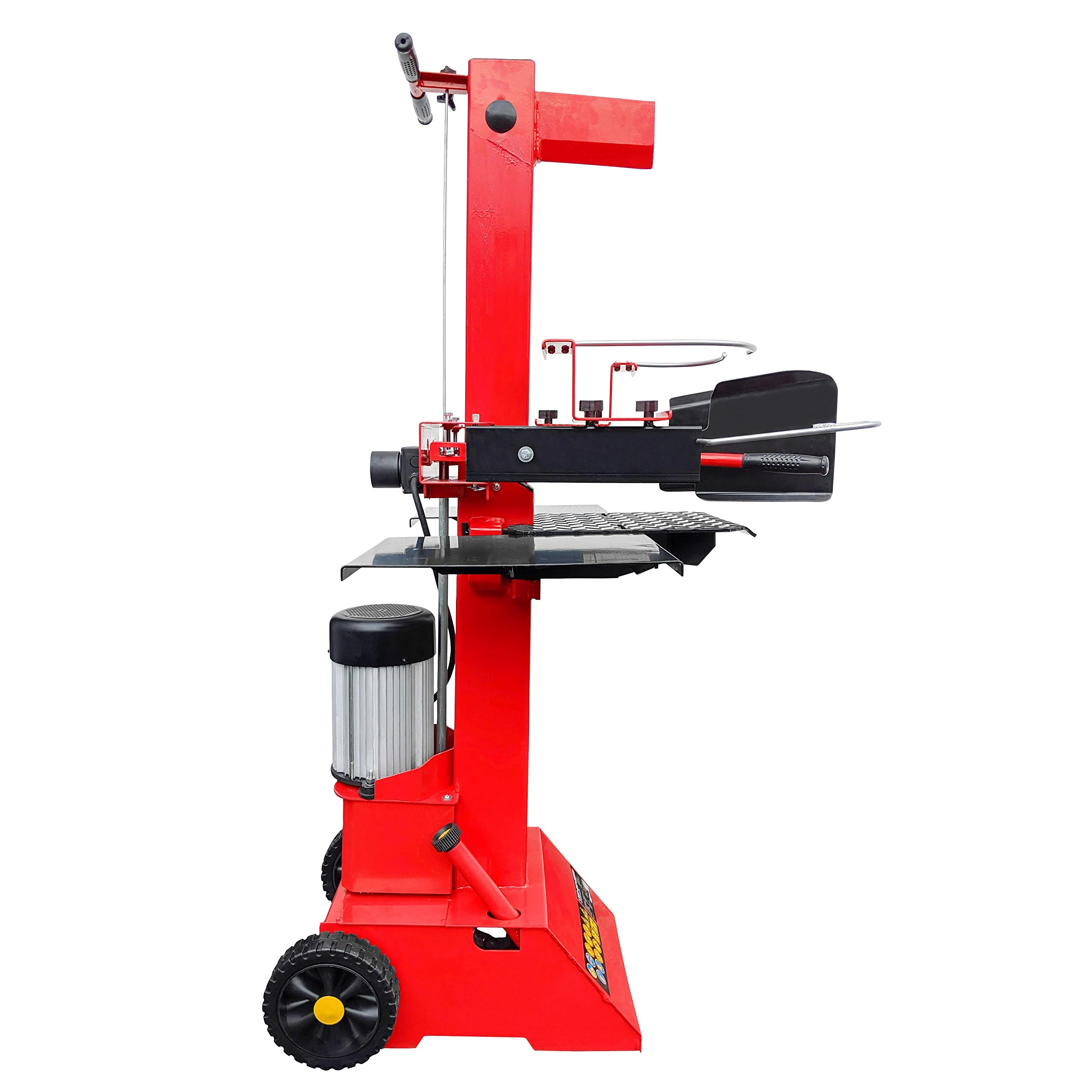 CROSSFER Holzspalter LS8T-400V/PRO/Hydraulikspalter 8 Tonnen Spaltkraft / 400V Motor 3,5 kW/Auto-Rücklauf mit stufenlosem Rücklaufstopp / 55 cm Spaltlänge/Spaltgut Ø max. 30 cm
