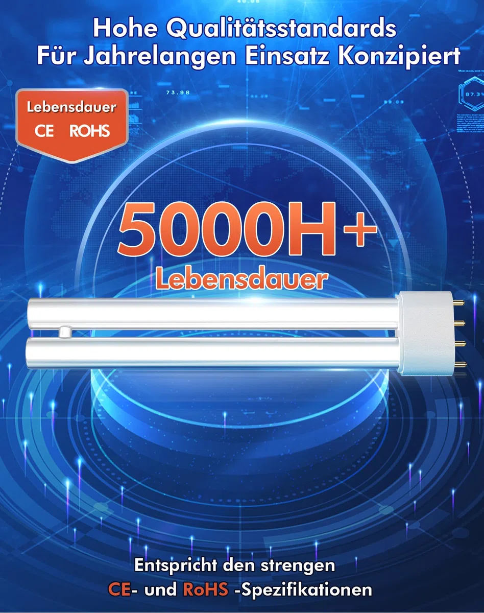 Insektenvernichter Elektrisch 4000V, Fliegenfalle Elektrisch 20W mit LED Licht, UV Mückenlampe IPX4 Wasserdicht, Anti Mücken Fliegen Insekten, Mückenfalle für Draußen Innen