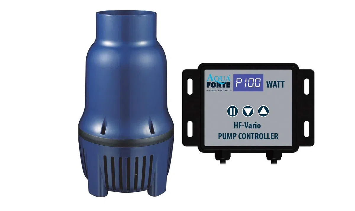 AquaForte HighFlow Vario-S 55.000 Teichpumpe, 100-335 Watt,Maximale Fördermenge 55 m3/Stunde, Förderhöhe 5 Meter, regelbar mit externen Controller, Ausgang 110 Millimeter