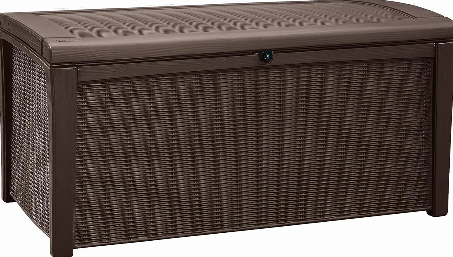 Keter Kissenbox Borneo, Braun, 416L Fassungsvermögen, Außenmaße: 130x70x63cm, Auflagenbox wasserdicht und wetterfest, für Outdoor geeignet, Keterbox