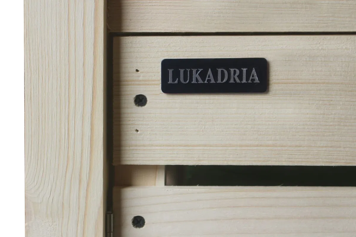 Mülltonnenbox Mülltonnenverkleidung Mülltonnecontainer Holz 120L - 240L Natur mit Rückwand Modell HH (3 Tonnen)