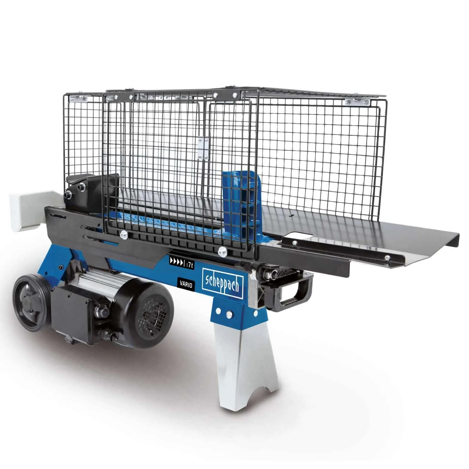 Scheppach Holzspalter HL760L liegend Brennholzspalter Hydraulikspalter | elektrisch 230V | Spaltkraft 7 Tonnen | Spaltlänge 520mm | 2200W Leistung