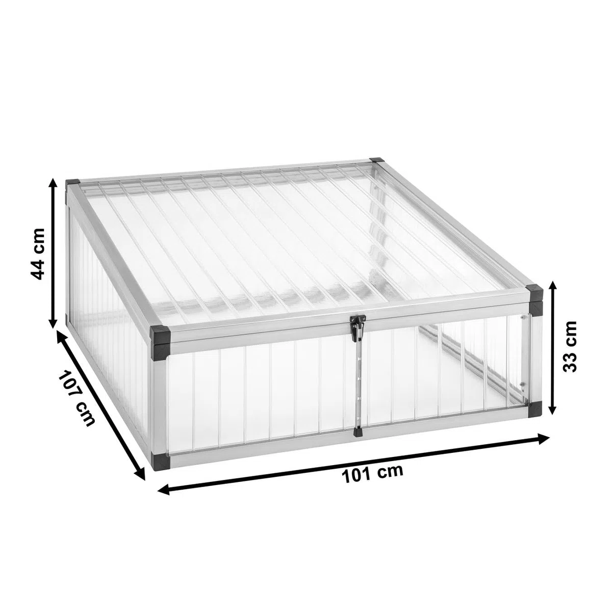 Beckmann FTHA Frühbeet Typ Allgäu Modell FTH mit 16 mm Alltop PLEXIGLAS