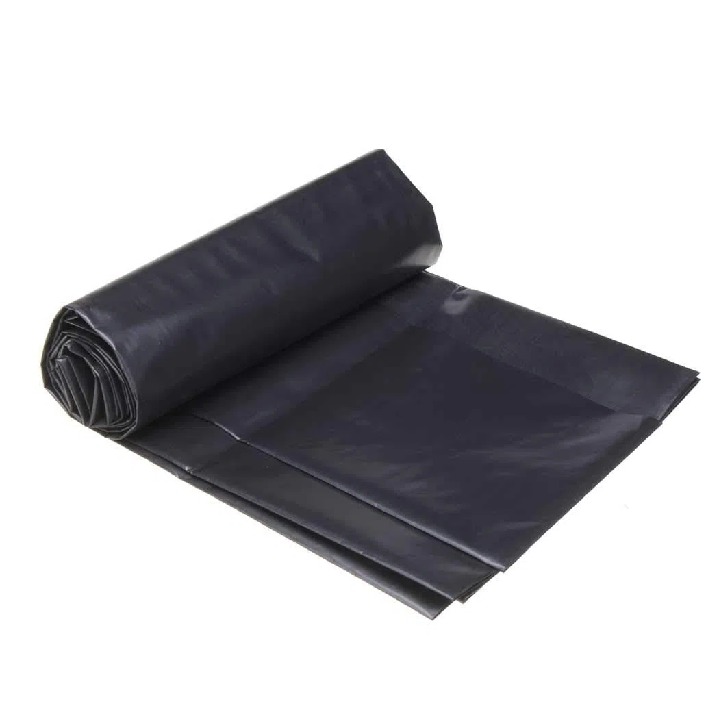 PVC Teichfolie Schwarz, 8 m x 7 m 8 m x 6 m Teichfolie Gartenteich HDPE für Fischteich Bachbrunnen Wassergarten Wassergarten, UV und Witterungsbeständig Teichfolie Garte(Color:20S,Size:8x7M(26x23ft))