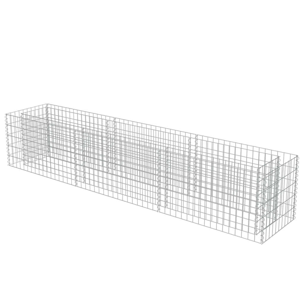 Myheimly Gabionen-Hochbeet Verzinkter Stahl 270×50×50 cm