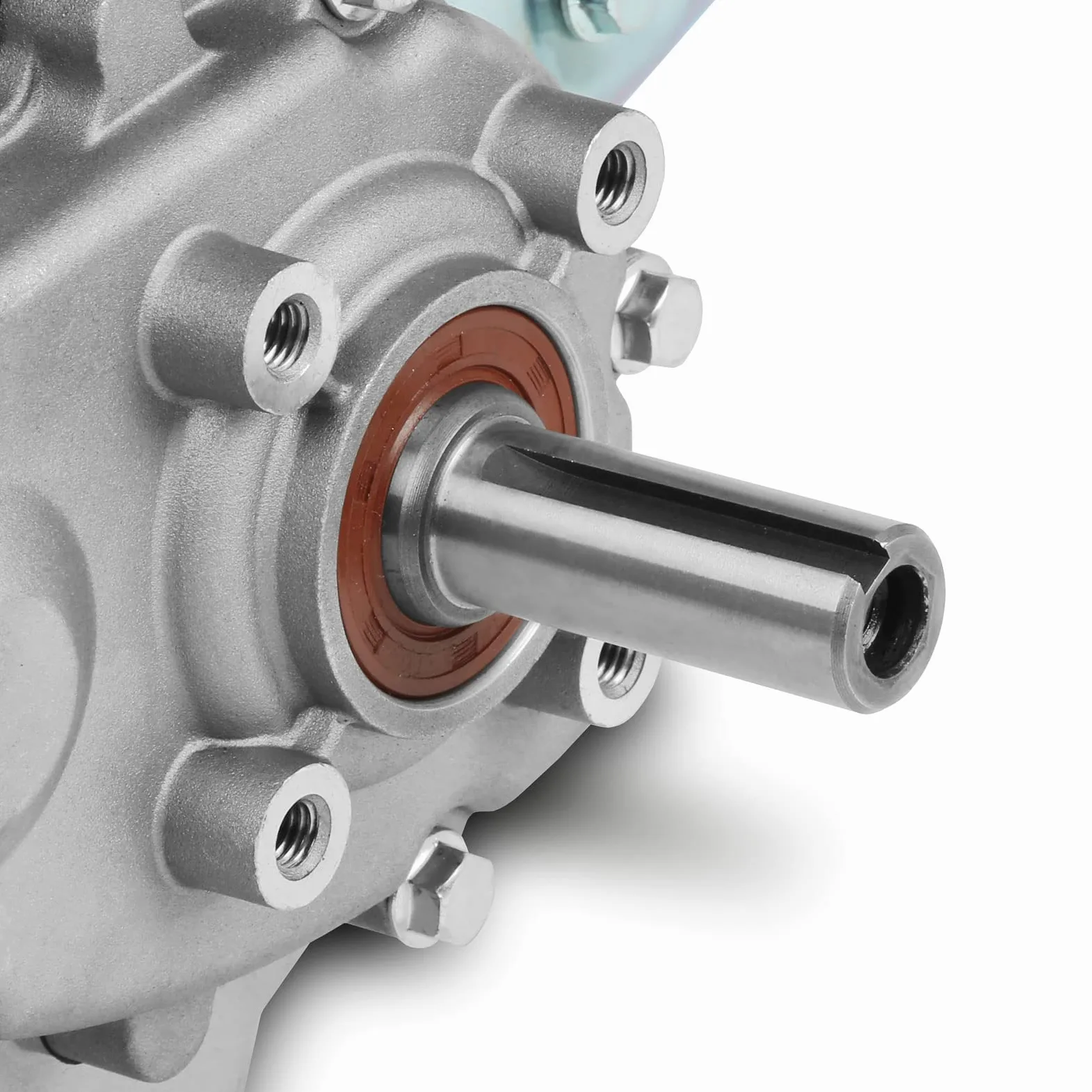 EBERTH 6,5 PS 4,8 kW Benzinmotor Standmotor Kartmotor mit Reduktionsgetriebe 2:1, Benzin Motor mit 20 mm Ø Welle, Ölmangelsicherung, 4-Takt, 1 Zylinder, 196 CCM Hubraum, Antriebsmotor mit Getriebe