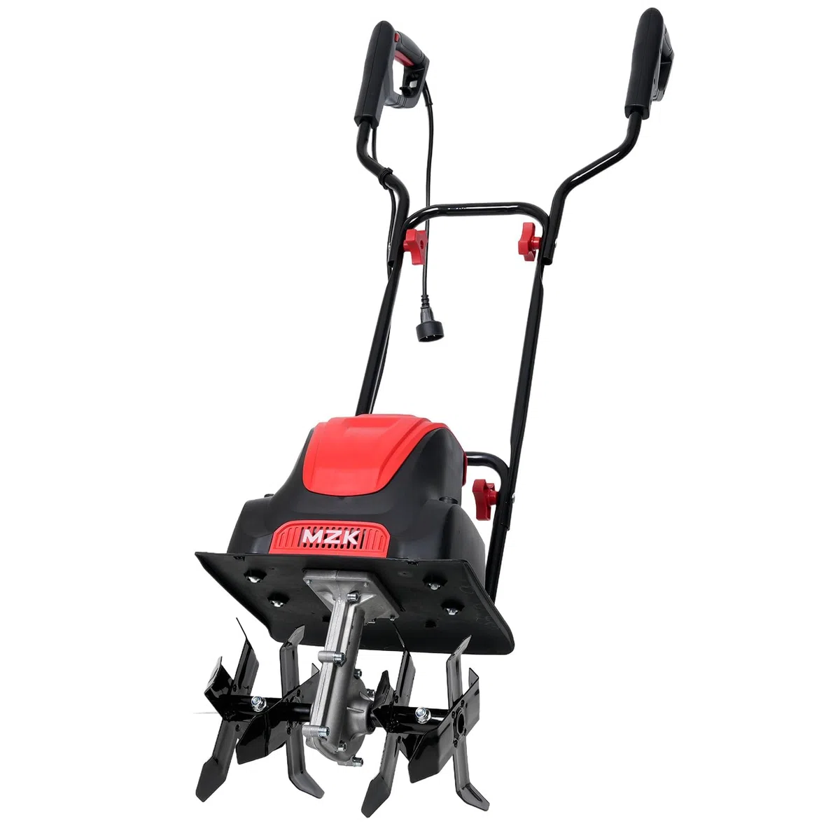 MZK 31 cm Breite 1200 W Elektrische Gartenfräse/Bodenhacke, 21 cm Arbeitstiefe, leistungsstarker und Leichter Kultivator, Elektro-Bodenfräse für Rasen/Gartenböden