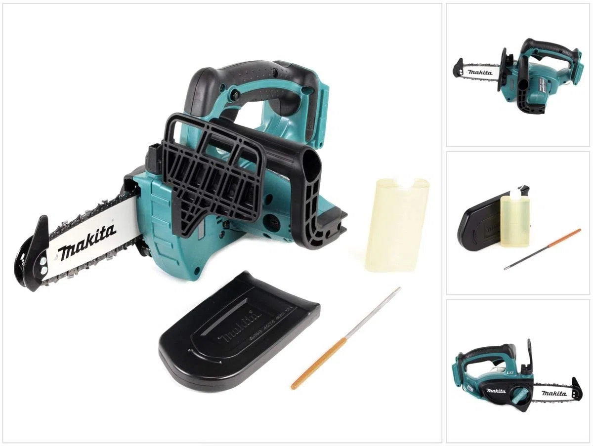 Makita DUC122Z Top Handle Akku-Kettensäge 18 V (ohne Akku, ohne Ladegerät) & DUM604ZX Akku-Grasschere 18V (ohne Akku, ohne Ladegerät)